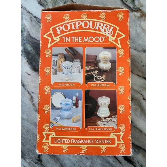 Vintage Robeson Electric "In the Mood" Potpourri Ceremic‎ Wax Melt Jar - Picture 5 of 12
